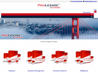 prolicense-xchange.com Webseite Vorschau