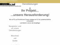lohnunternehmen-arealpflege.ch Webseite Vorschau