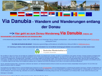 viadanubia.eu Webseite Vorschau