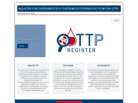 ttp-register.org Webseite Vorschau
