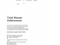 volkswasser.de Webseite Vorschau