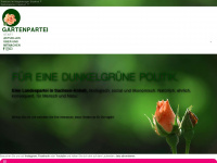gartenpartei.eu Webseite Vorschau