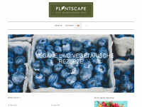 plantscape.info Webseite Vorschau