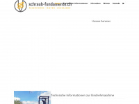 schraub-fundamente.ch Webseite Vorschau