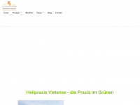 heilpraxis-vietense.de Webseite Vorschau