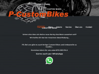 p-custombikes.de Webseite Vorschau