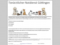 tierarzt-notdienst-goettingen.de Webseite Vorschau