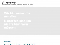 aquagroup-gmbh.de Webseite Vorschau