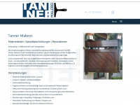 tanner-malerei.ch Webseite Vorschau
