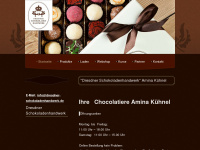 dresdner-schokoladenhandwerk.de Webseite Vorschau