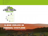 e-bike-verleih-vogtland.de Webseite Vorschau