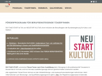 dis-tanz-start.de Webseite Vorschau