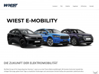wiest-e-mobility.de Webseite Vorschau