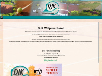 djk-willprechtszell.de Webseite Vorschau