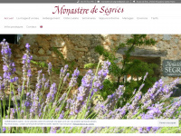 monastere-de-segries.com Webseite Vorschau