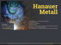 hanauer-metall.de Webseite Vorschau