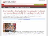 backbleche24.de Webseite Vorschau