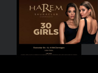 saunaclub-harem.com Webseite Vorschau