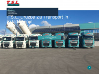 tsl-transport.si Webseite Vorschau