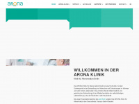 arona-kliniken.de Webseite Vorschau