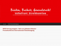generalstreik.eu Webseite Vorschau