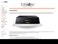 totaldac.com Webseite Vorschau