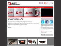 alke.nl Webseite Vorschau