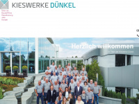 kieswerk-duenkel.de Webseite Vorschau