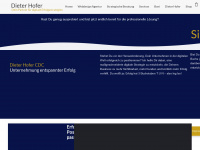 dieter-hofer.com Webseite Vorschau