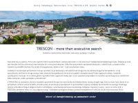trescon.si Webseite Vorschau