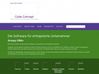 cube-concept.com Webseite Vorschau