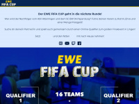 ewe-fifa-cup.de Webseite Vorschau