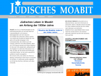 juedischesmoabit.de Webseite Vorschau