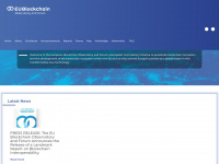 eublockchainforum.eu Webseite Vorschau