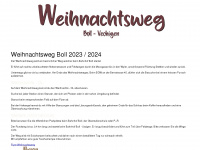 weihnachtsweg-vechigen.ch Webseite Vorschau