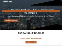 autoankauf-bochum.biz Webseite Vorschau