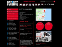 batterybusiness.com.au Webseite Vorschau