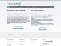 mediclaim.be Webseite Vorschau