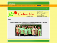 calendula.de Webseite Vorschau
