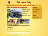 gaestehausgaby.de Webseite Vorschau
