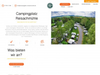 campingplatz-reisachmuehle.de Webseite Vorschau