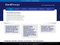 carddesign.de Webseite Vorschau