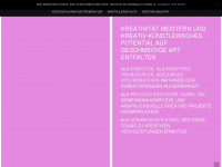 masteringcreativity.com Webseite Vorschau
