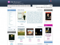 clicmusique.com Webseite Vorschau