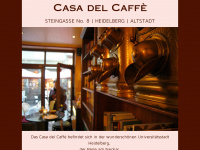 casa-del-caffe.de Webseite Vorschau