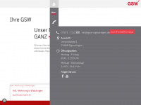 gsw-sigmaringen.de Webseite Vorschau