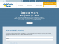 marathonbank.com Webseite Vorschau