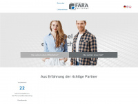 fara-personal.de Webseite Vorschau