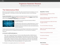 progressiveawareness.org Webseite Vorschau
