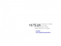 1675.ch Webseite Vorschau
